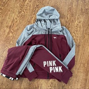 PINK VS Hoodie Jogger Set